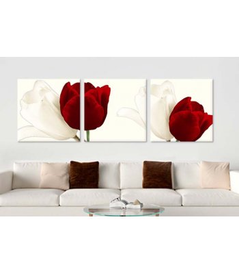 Tablouri living lalele burgund 2087